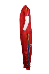 WTV162 Design Summer Sports Set Hong Kong Representative Sweatshirts Shirts Sportswear Manufacturers side view